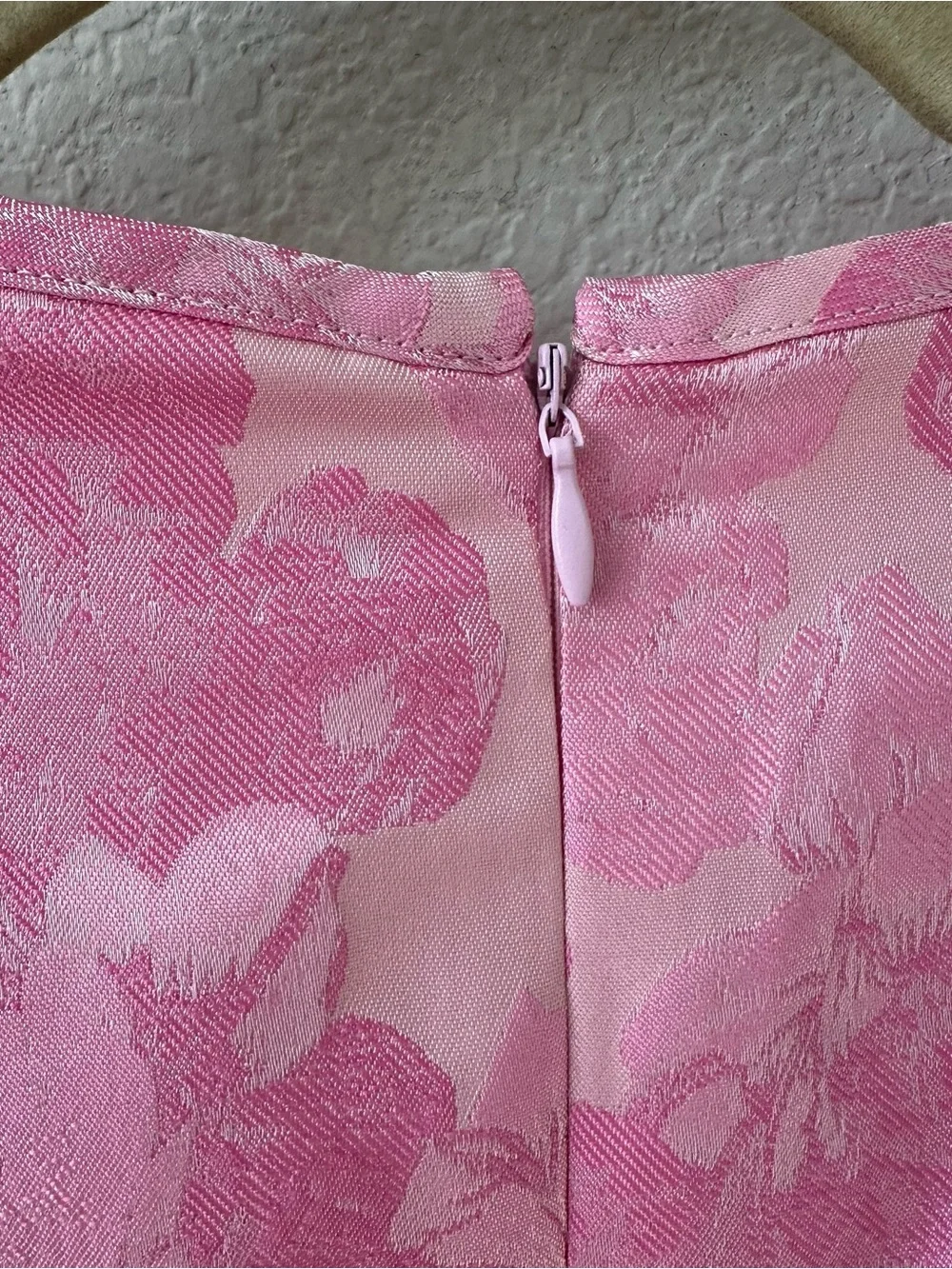 HYACINTH HOUSE Pale Pink Jacquard Janie Mini Dress SZ S NWT - Picture 6 of 7